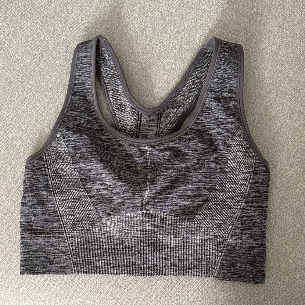 Gray Women's Sports Bra